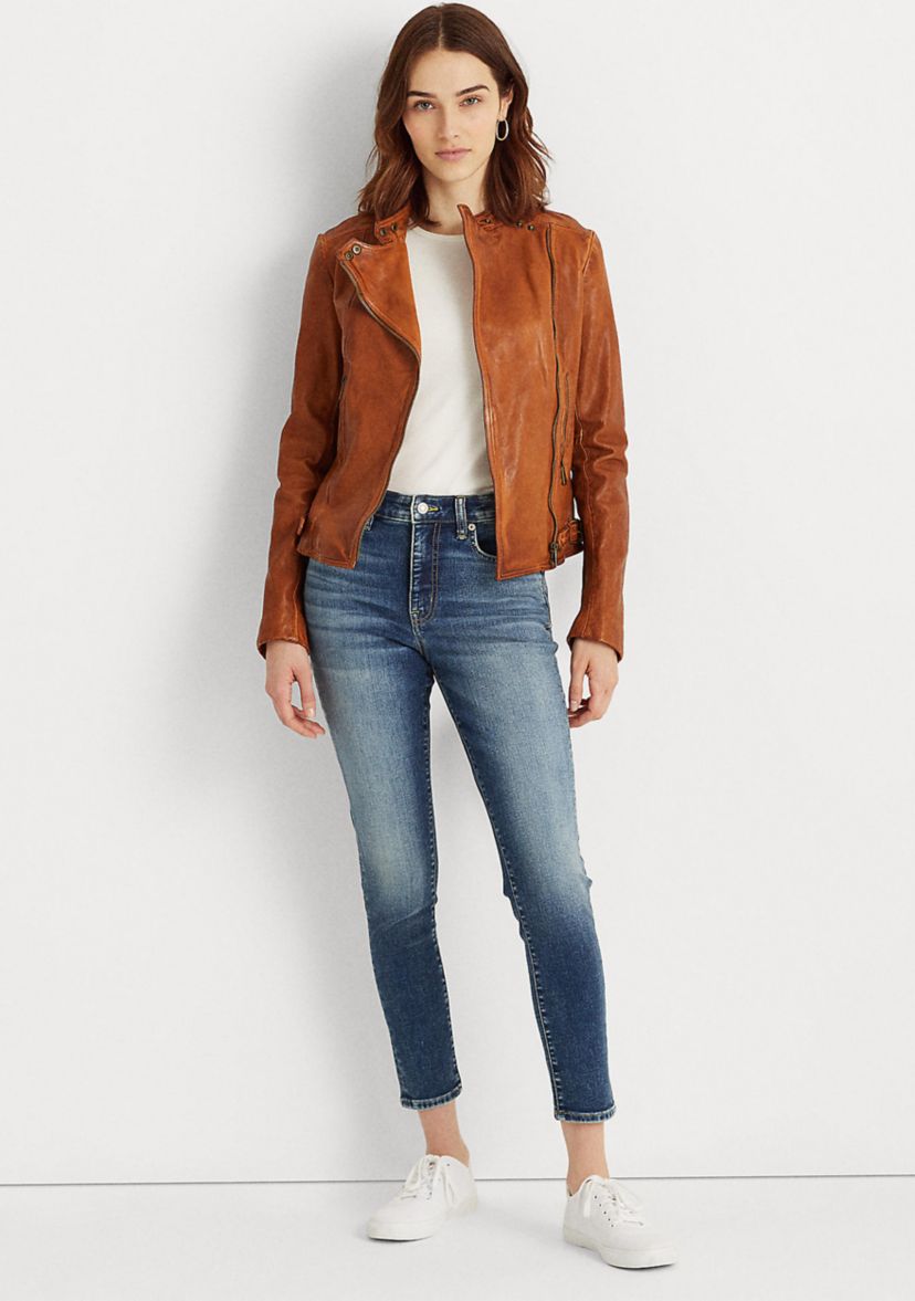 Petite High Rise Skinny Ankle Jeans