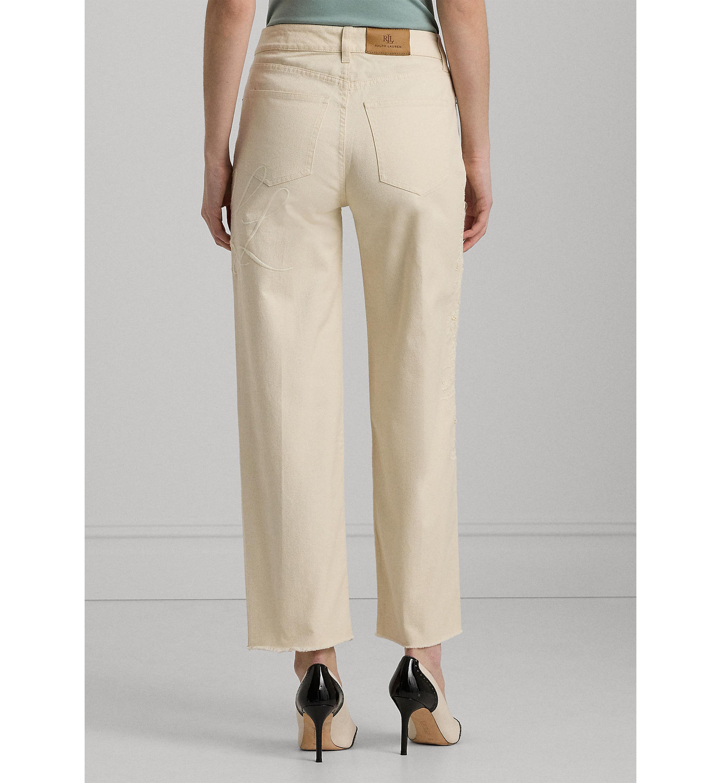 Petite High-Rise Relaxed Cropped Jeans