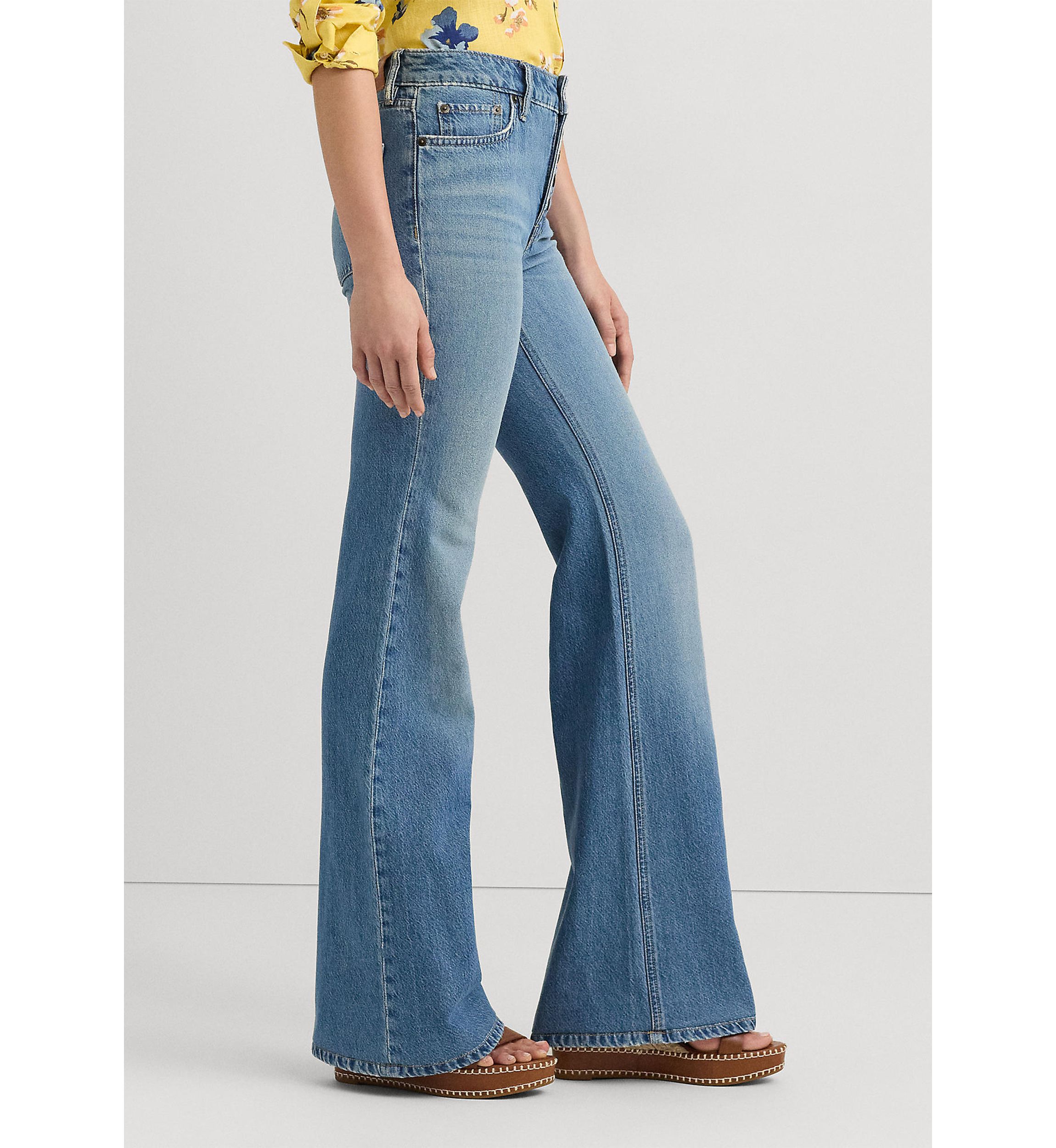 Petite High Rise Flare Jeans