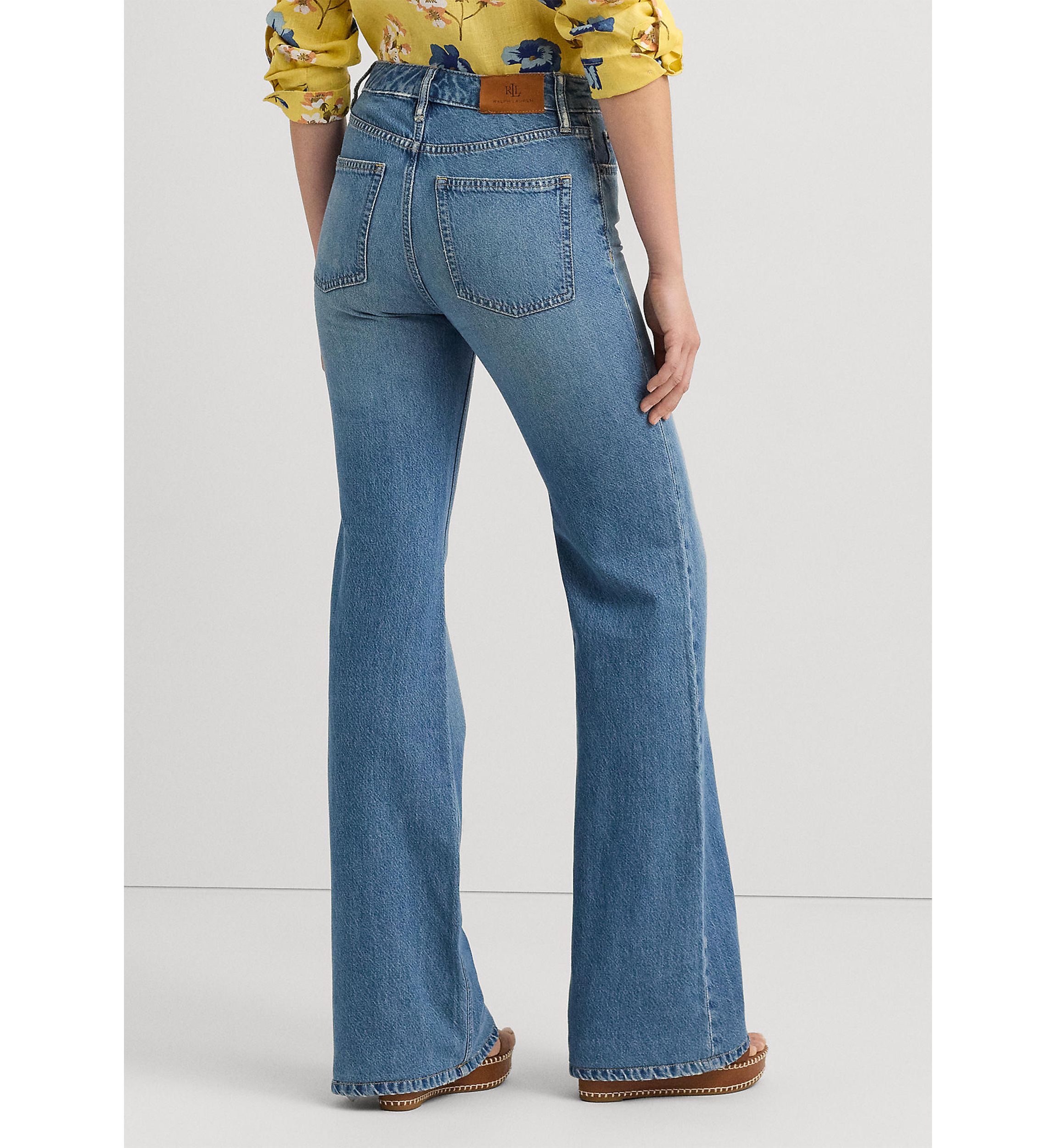 Petite High Rise Flare Jeans