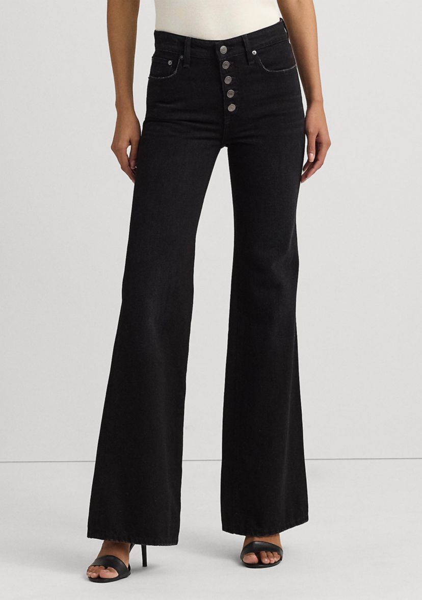 Petite High-Rise Flare Jeans
