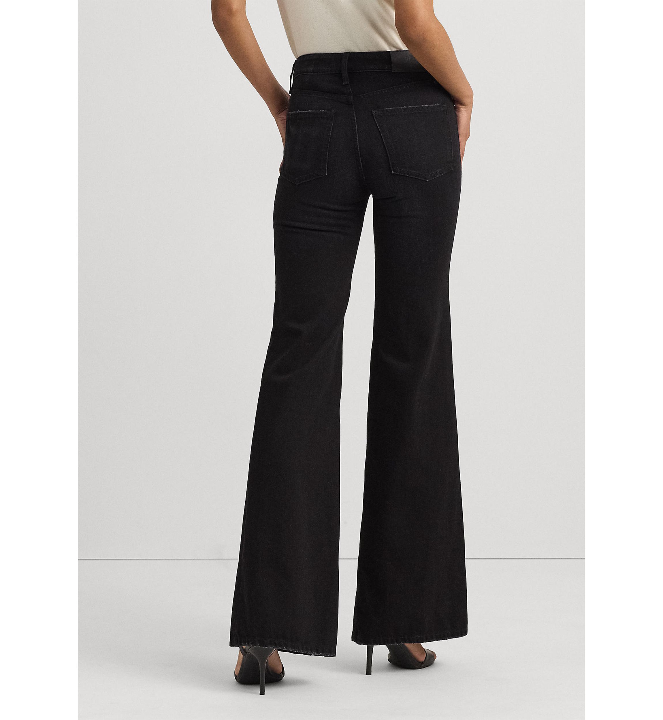 Petite High-Rise Flare Jeans