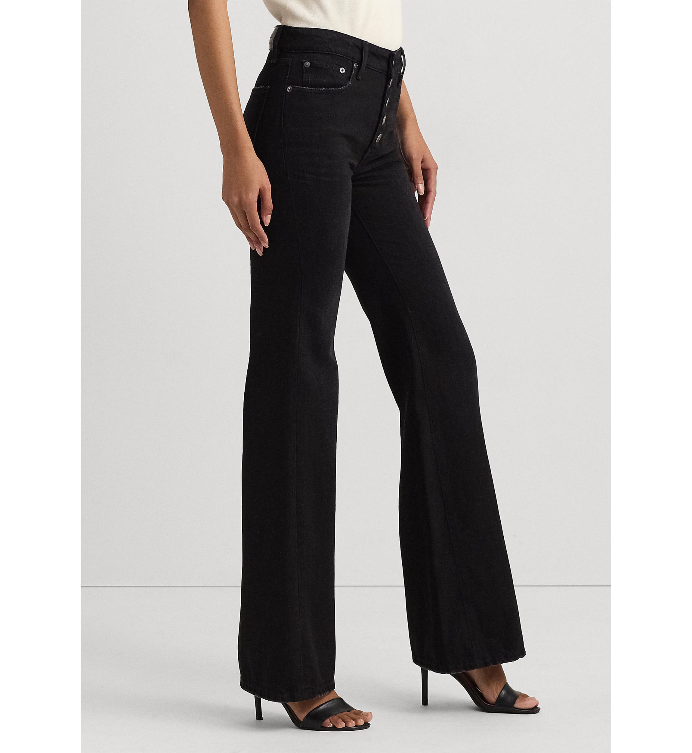 Petite High-Rise Flare Jeans