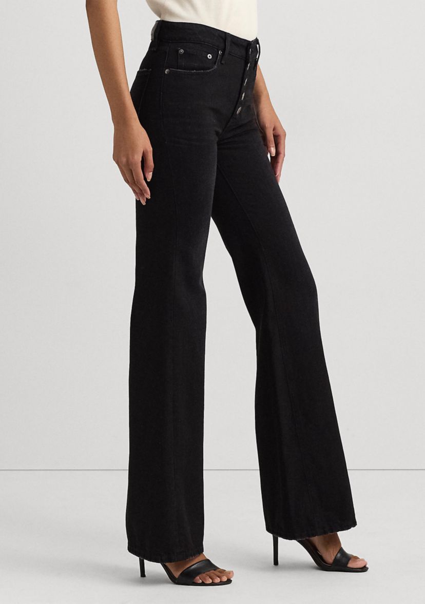 Petite High-Rise Flare Jeans