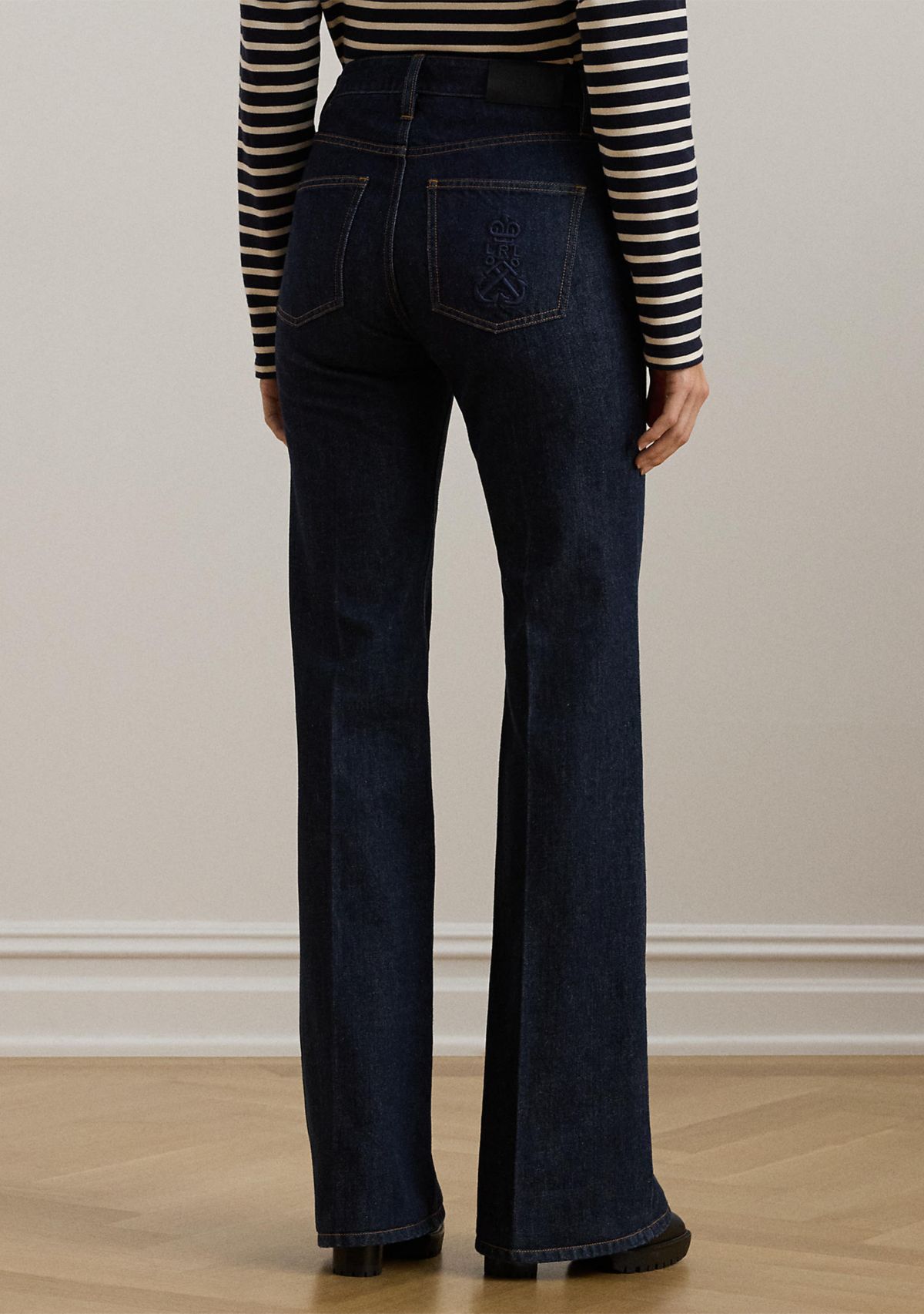 Petite High-Rise Flare Jeans