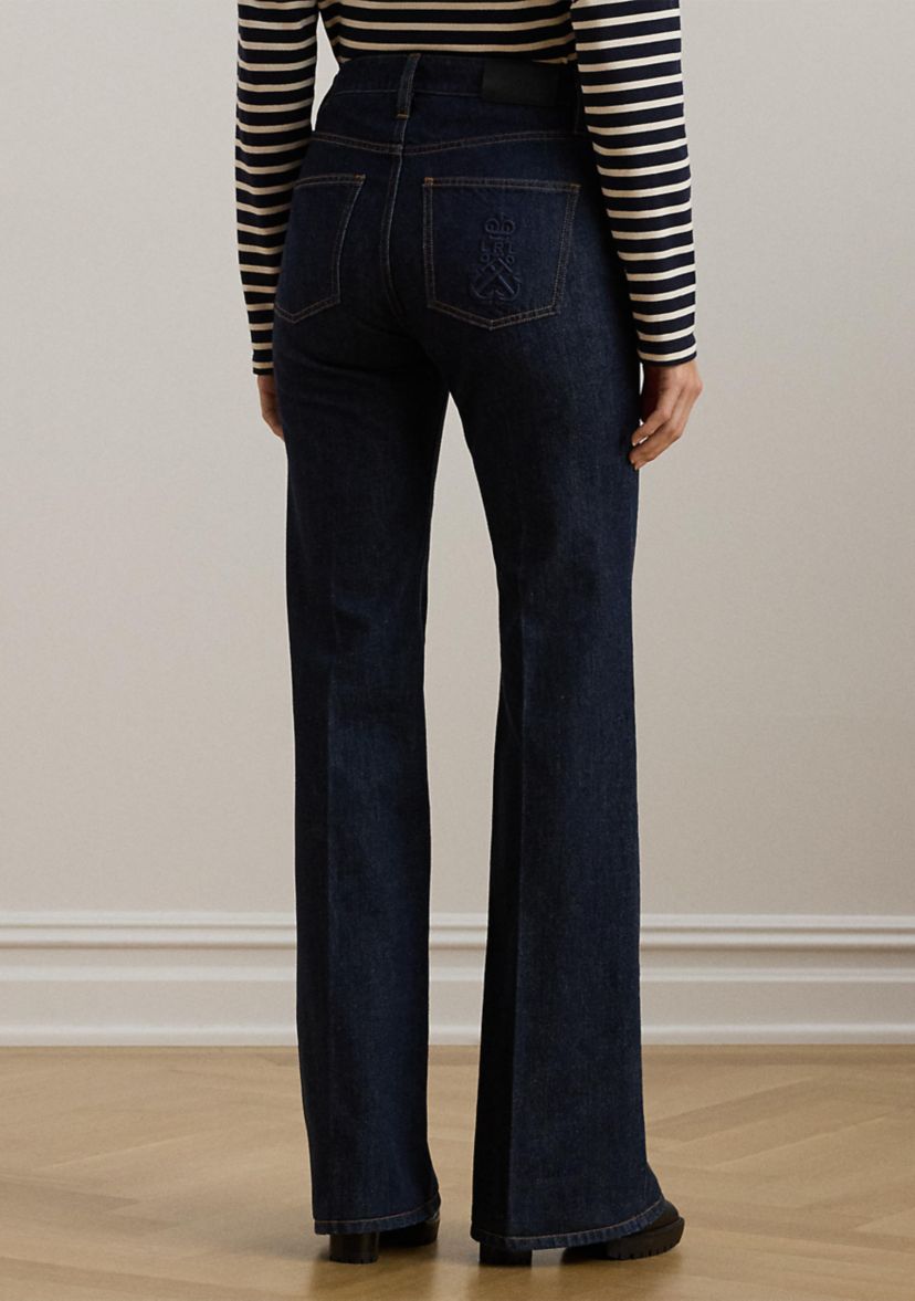 Petite High-Rise Flare Jeans