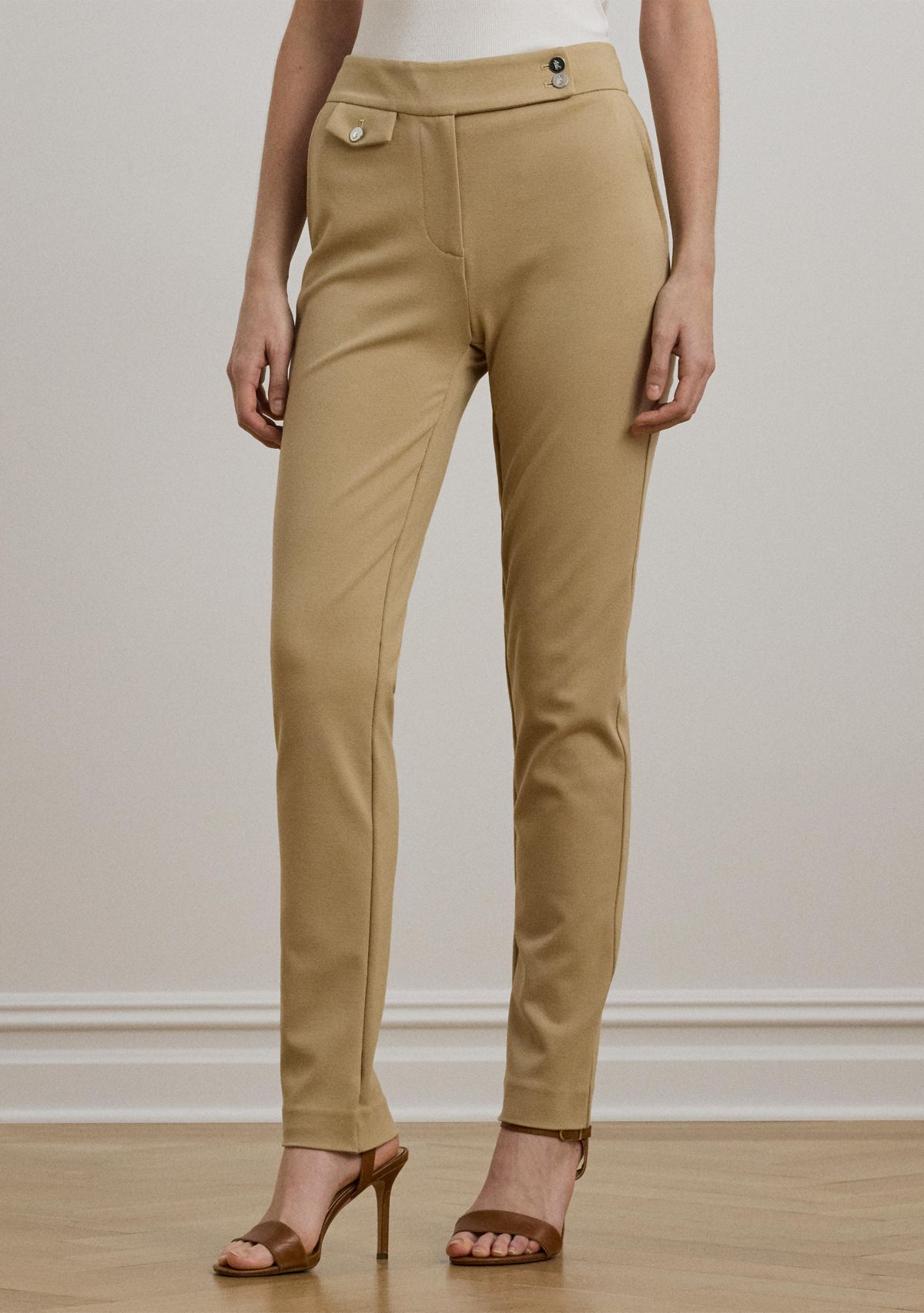 Petite Ponte Ankle Pants