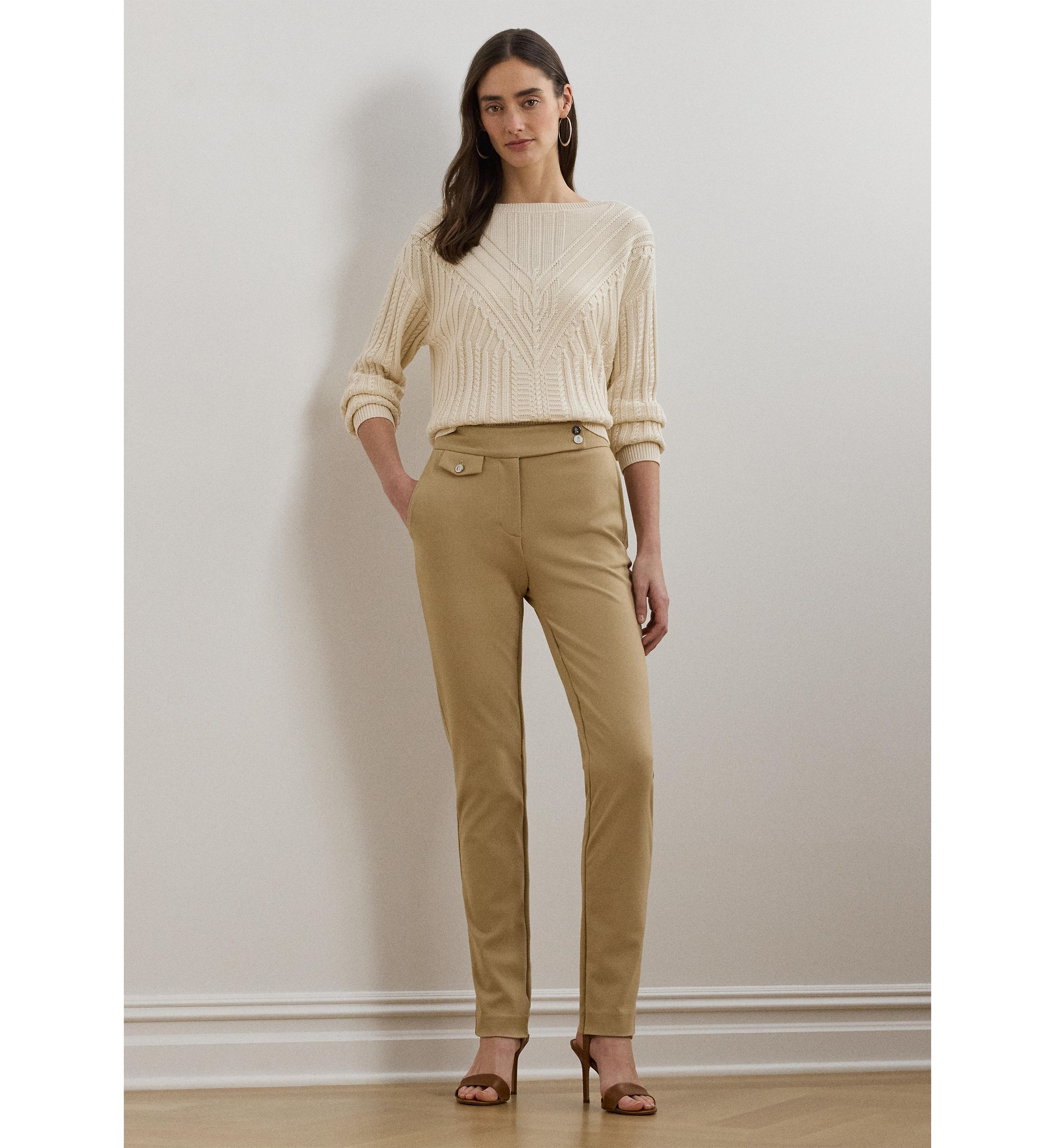 Petite Ponte Ankle Pants