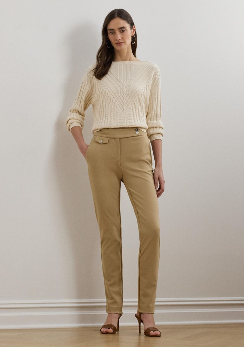 Petite Ponte Ankle Pants