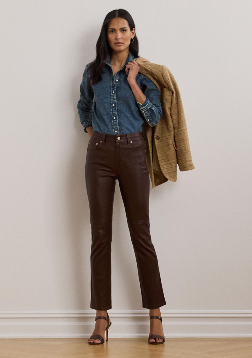 Petite Classic Fit Denim Shirt