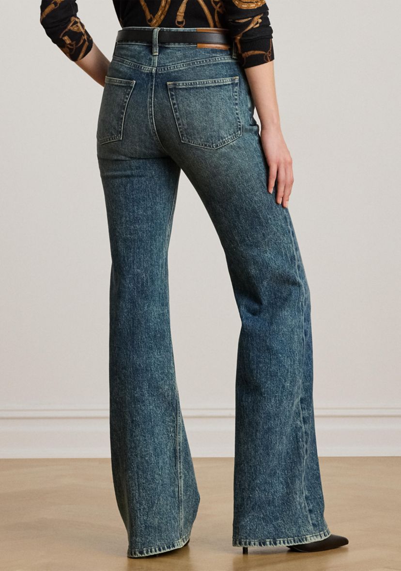 Petite High-Rise Flare Jeans