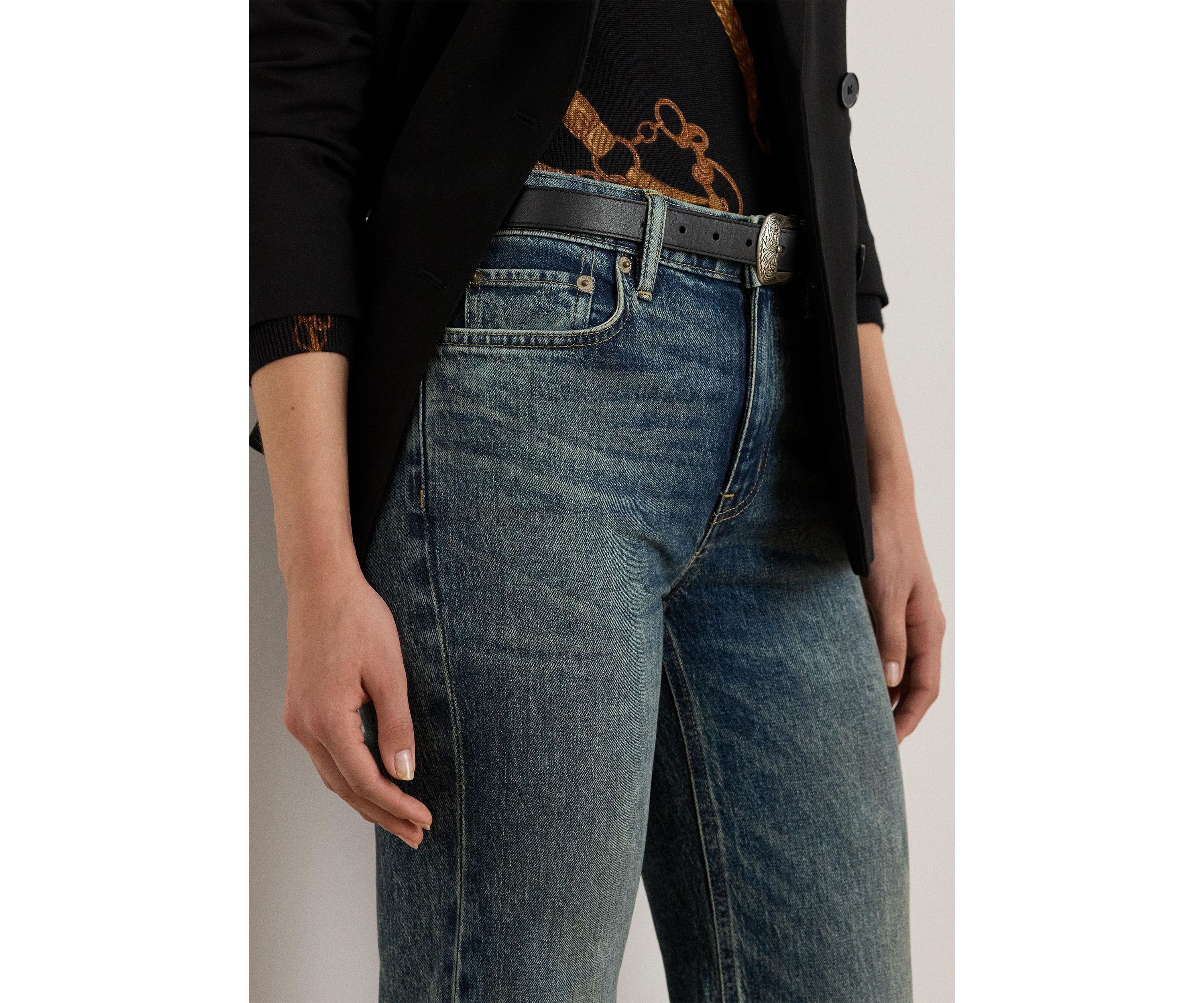 Petite High-Rise Flare Jeans