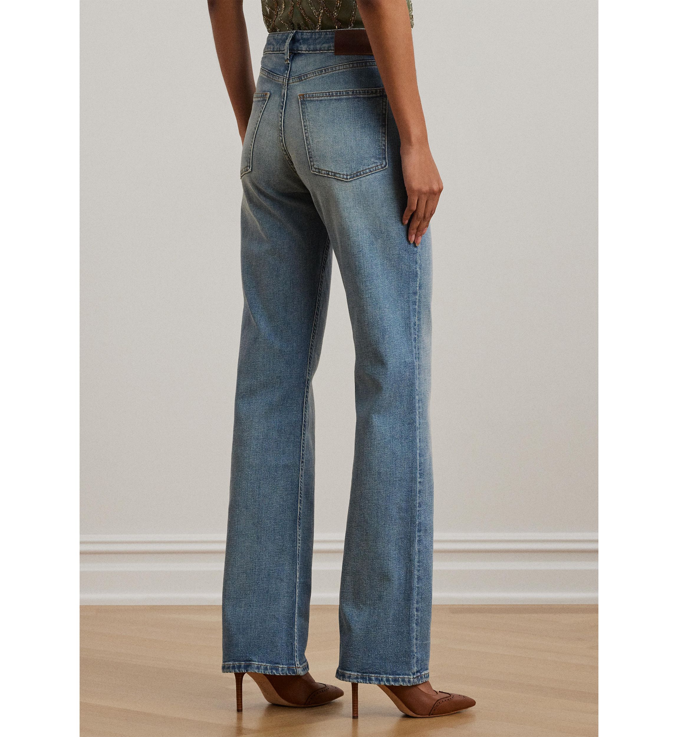 Petite High Rise Wide Leg Jeans