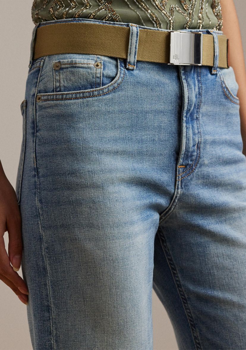 Petite High Rise Wide Leg Jeans