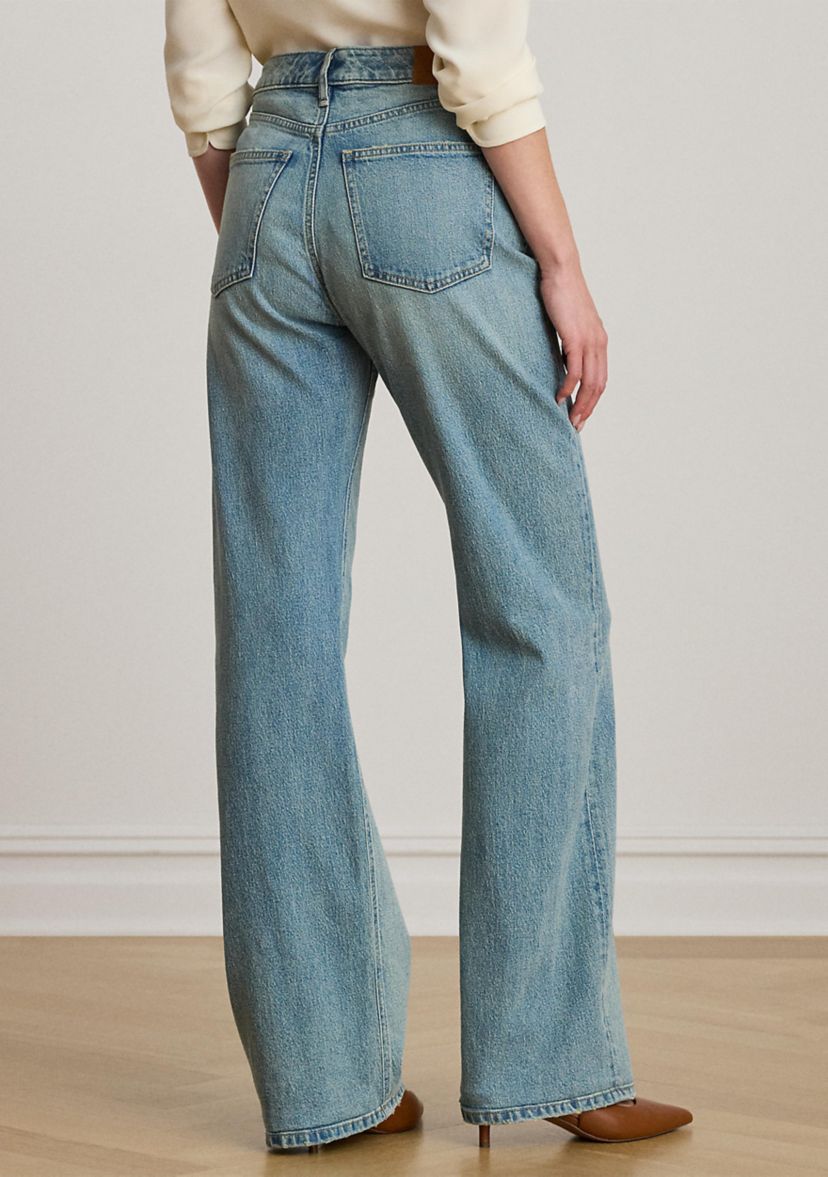 Petite High-Rise Wide-Leg Jeans