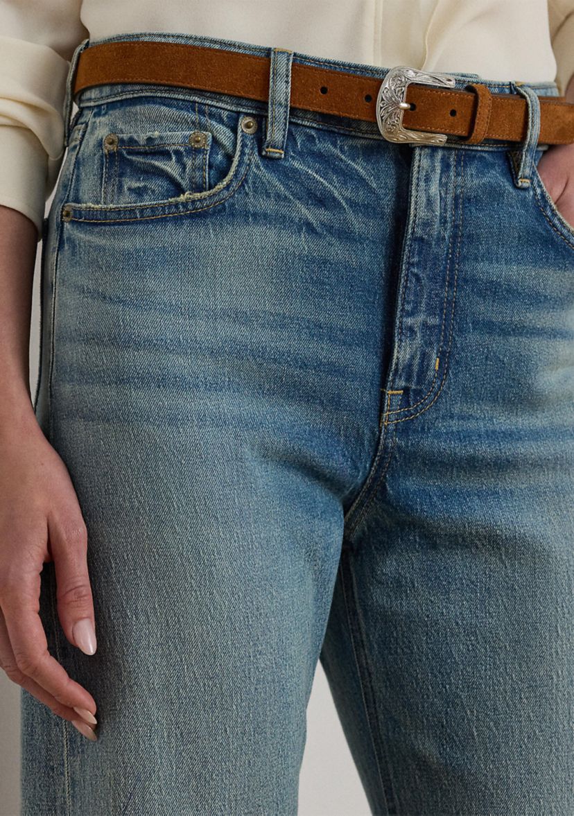 Petite High-Rise Wide-Leg Jeans
