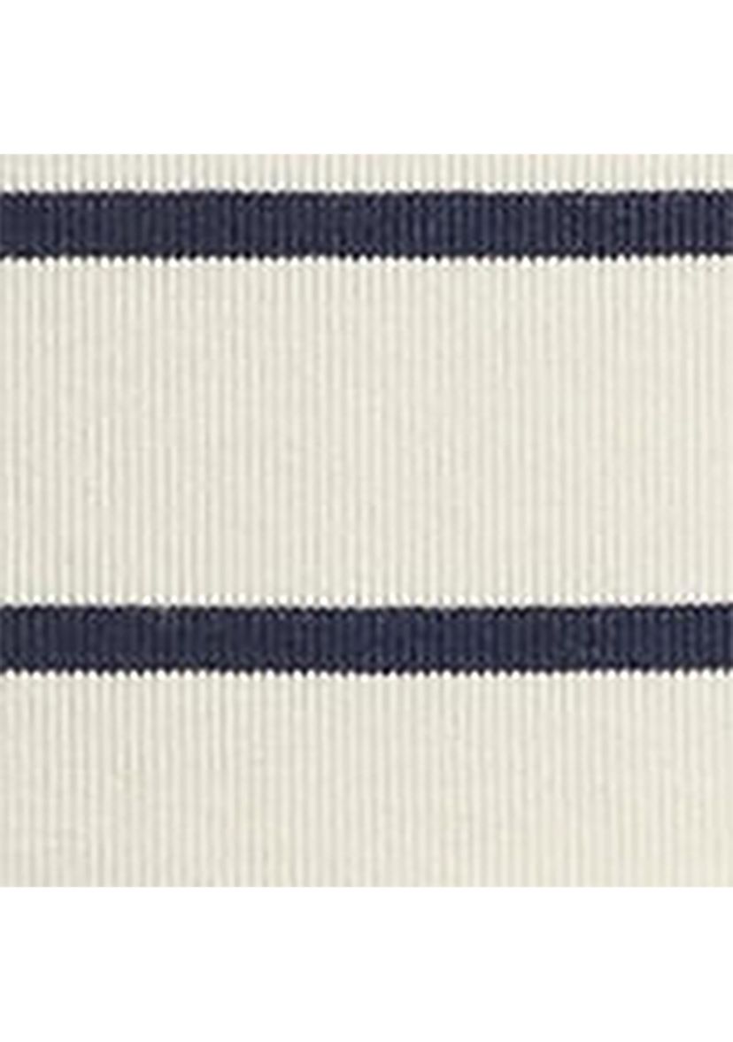 Petite Striped Stretch Cotton Boat Neck T-Shirt