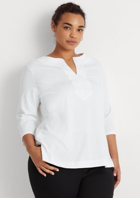 Lauren Ralph Lauren Plus Size Cotton Tunic | belk