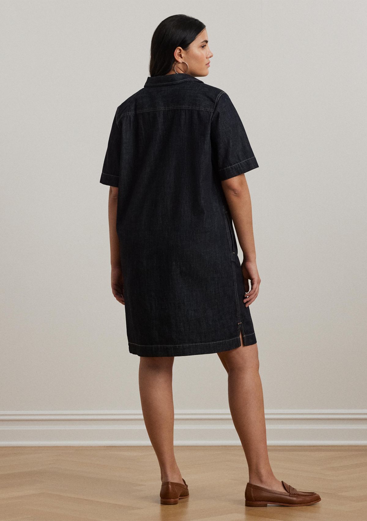 Plus Size Chainna Denim Dress