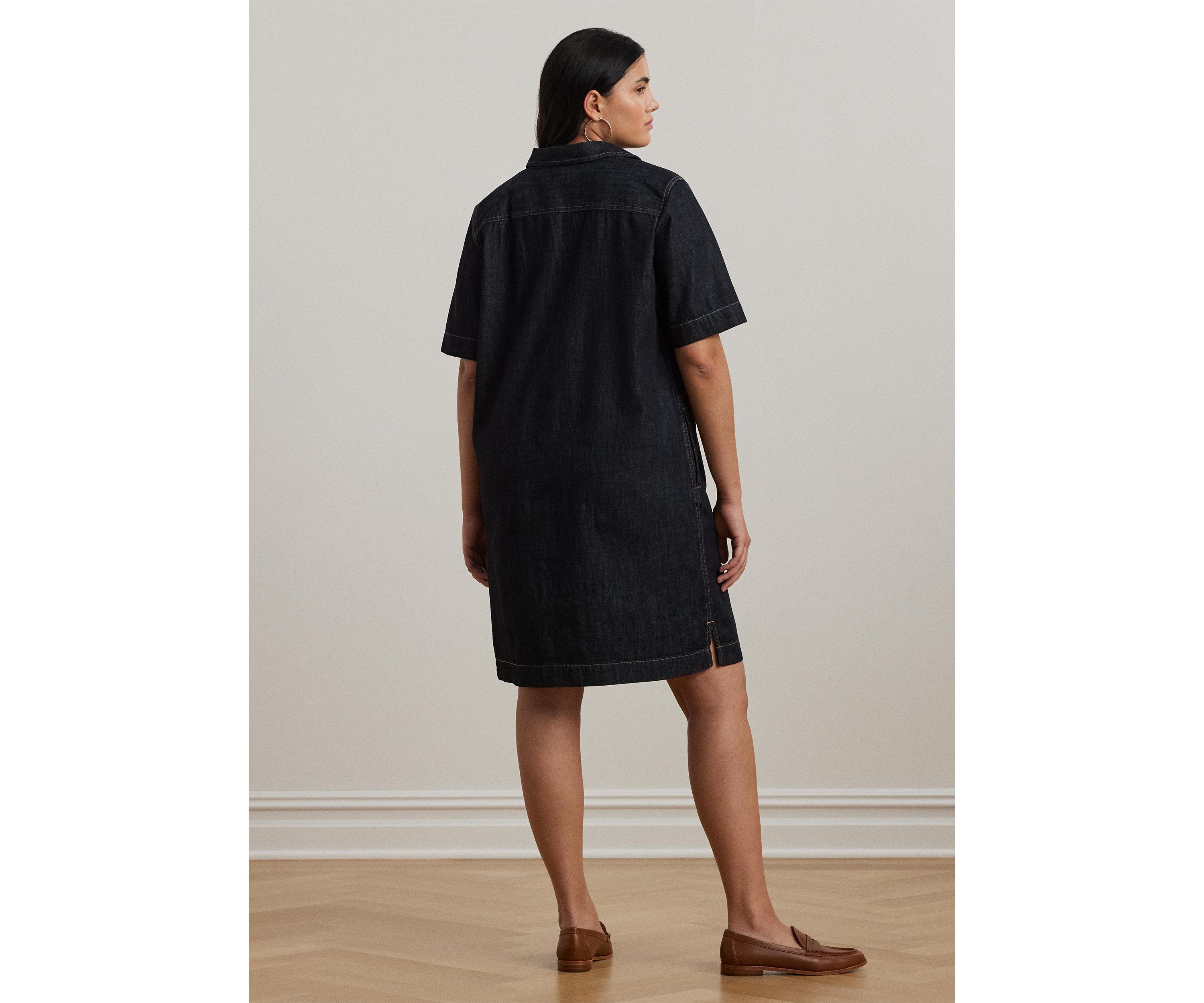 Plus Size Chainna Denim Dress