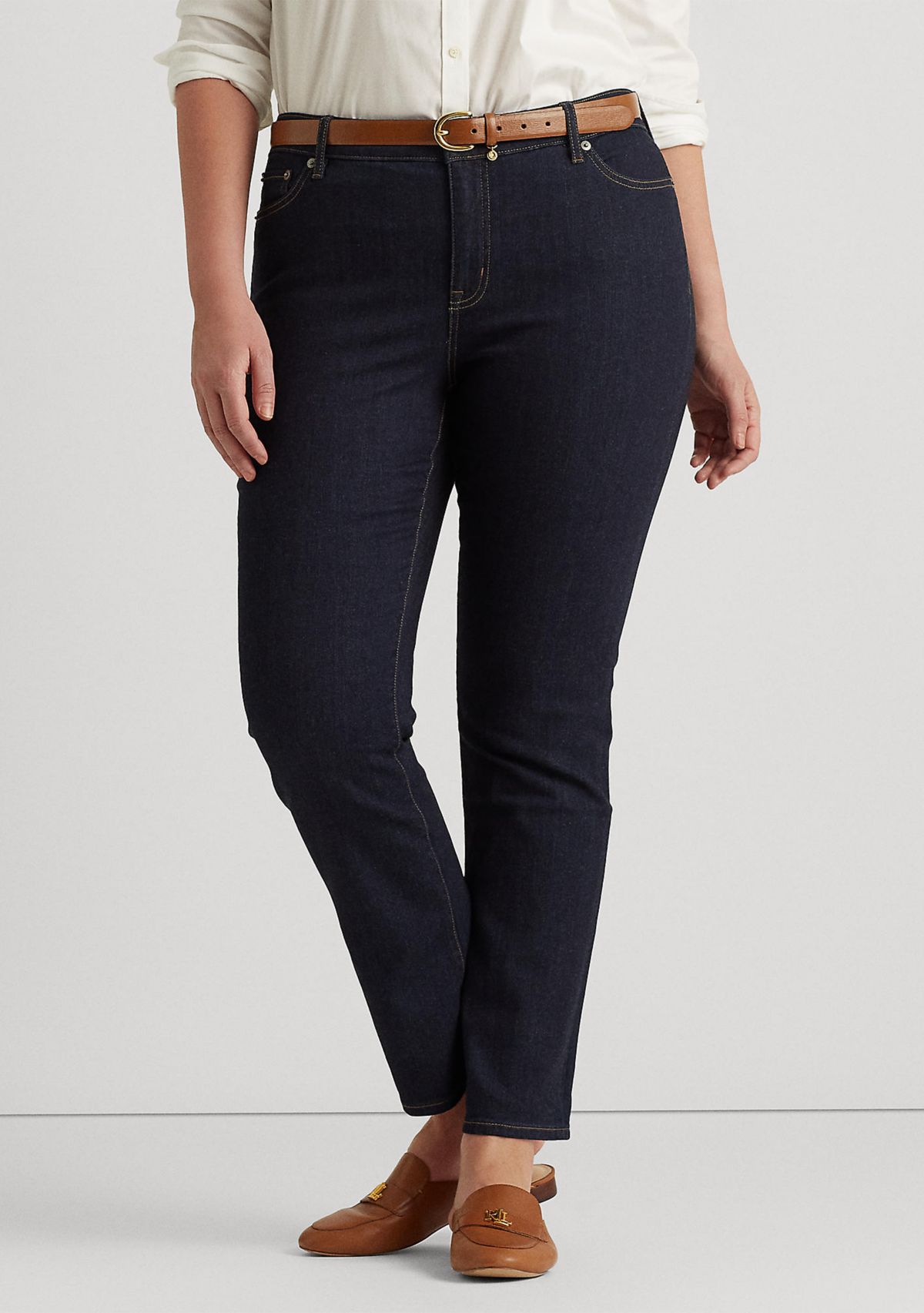 Plus Size Premier Slim Straight Jean