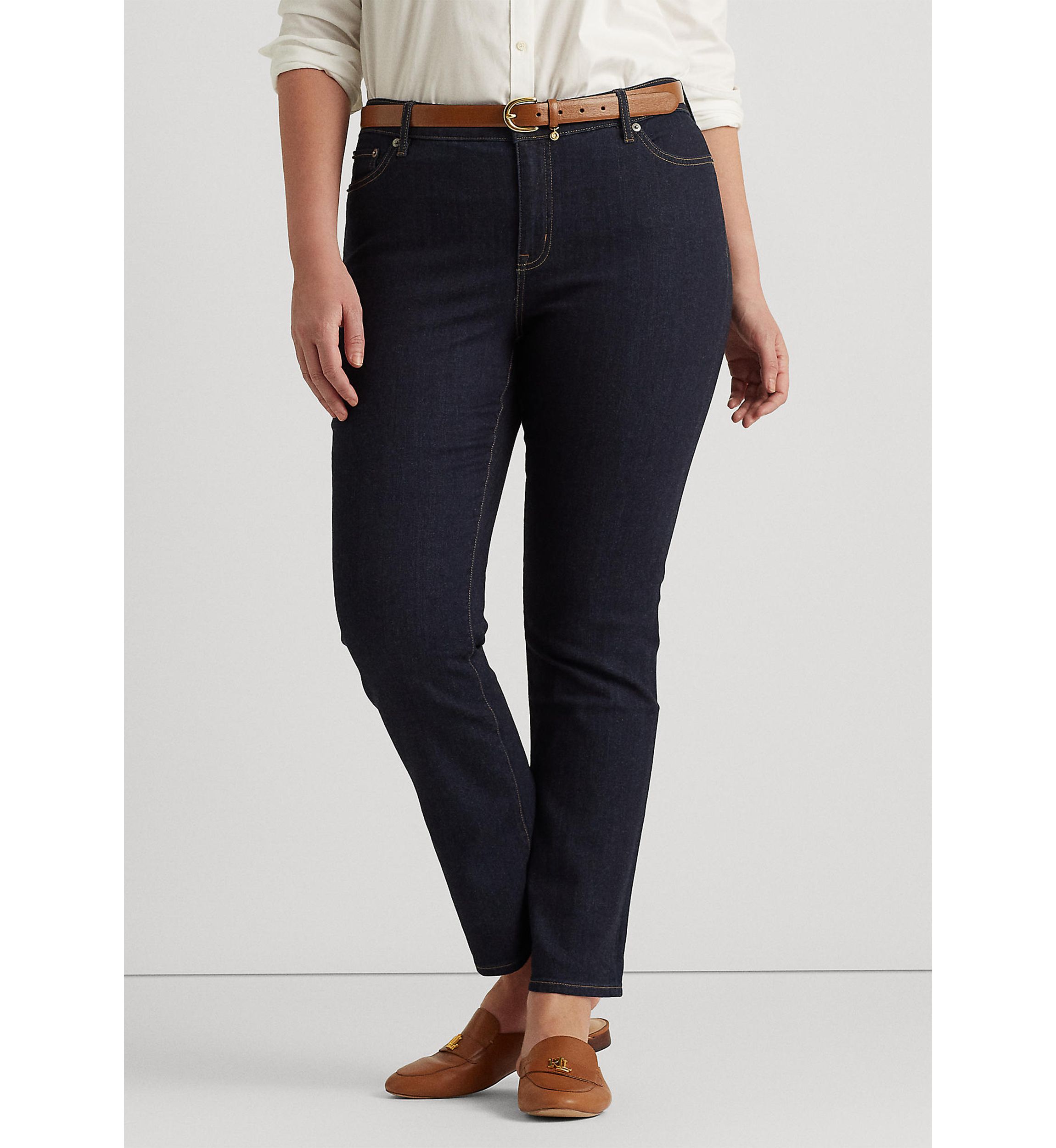 Plus Size Premier Slim Straight Jean