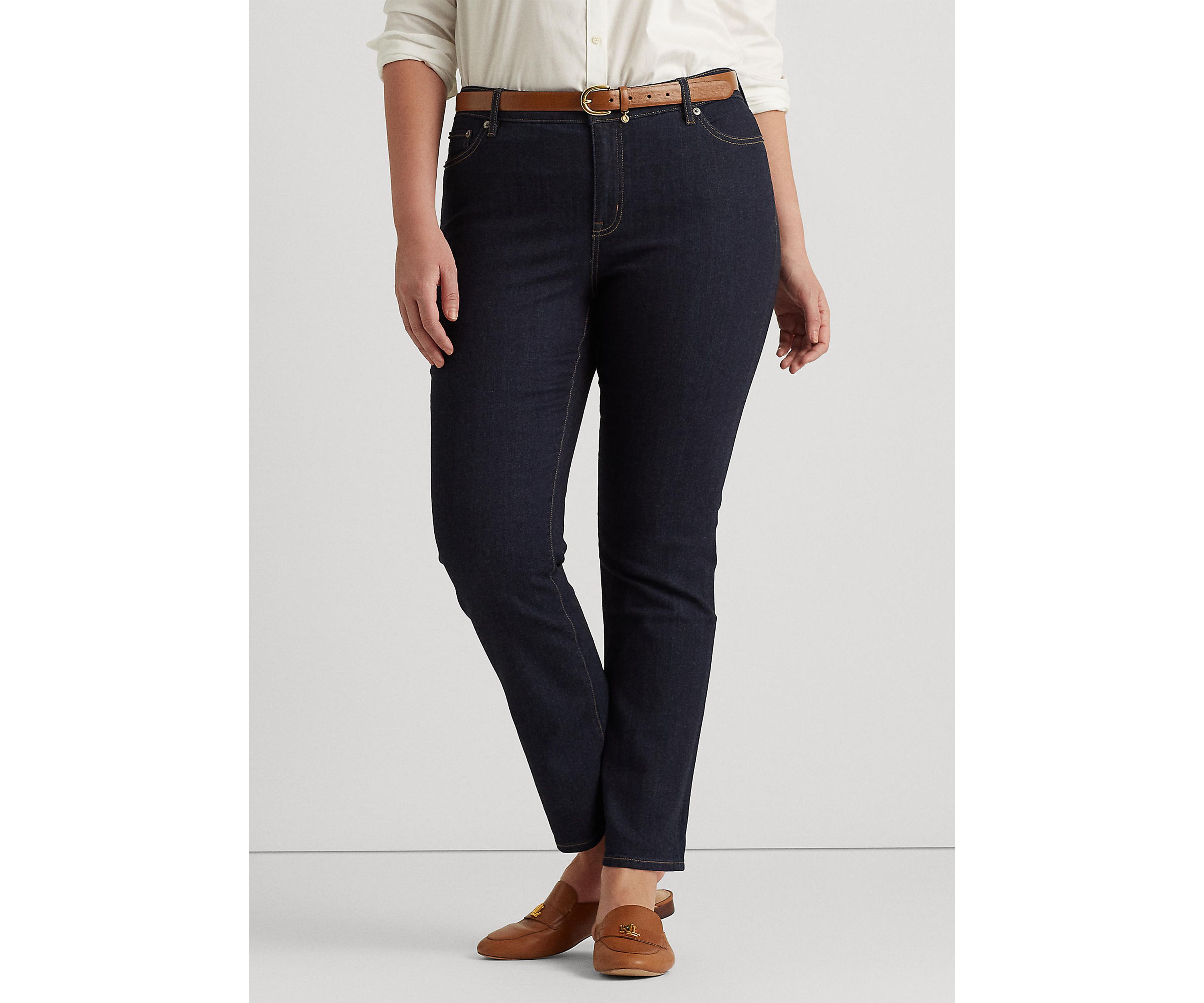 Plus Size Premier Slim Straight Jean