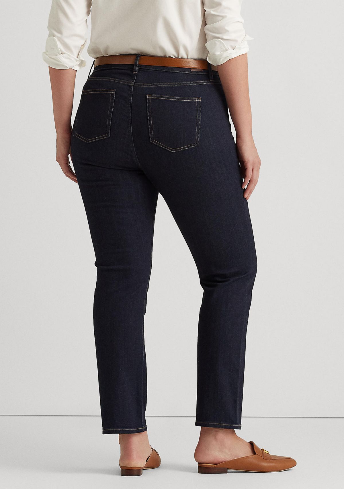 Plus Size Premier Slim Straight Jean