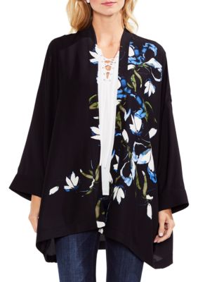 Lauren Ralph Lauren Plus Size Rimona Long Drape Sleeve Kimono | belk