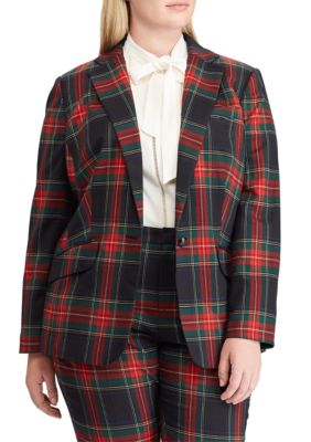 ralph lauren plaid blazers