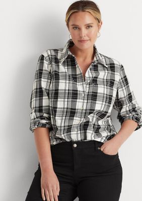 Lauren Ralph Lauren Plus Size Plaid Shirt | belk