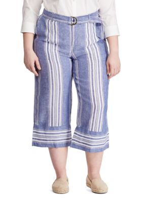 mens linen striped pants