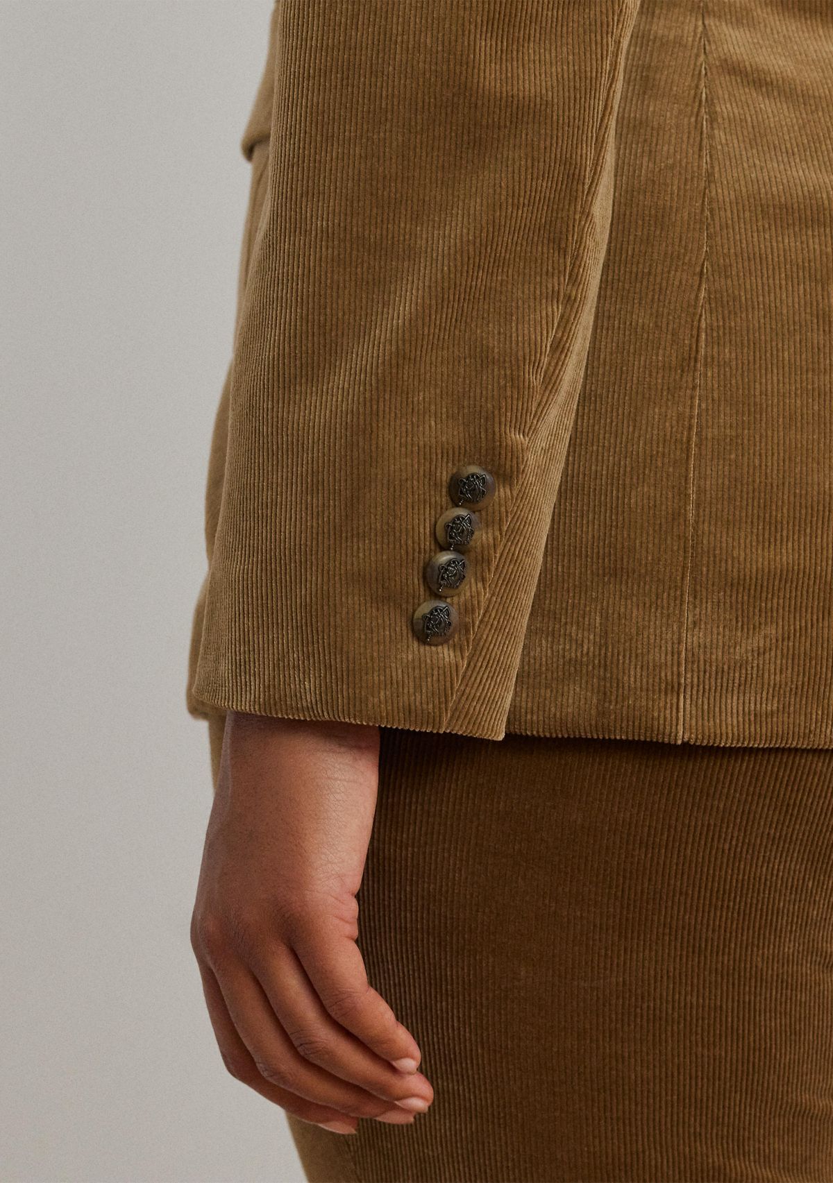 Plus Size Bullion Jacquard Blazer