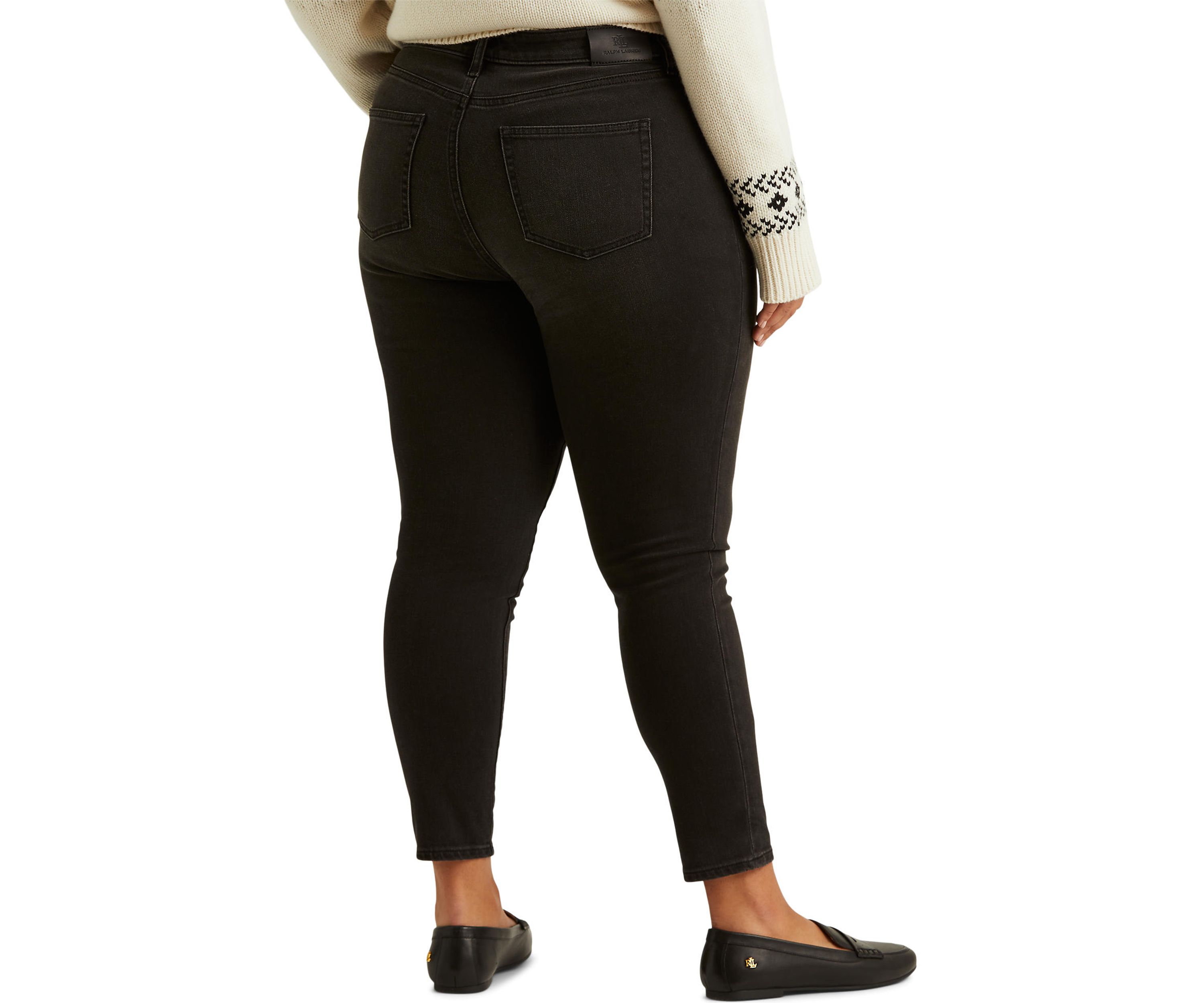 Plus Size High Rise Skinny Ankle Jeans