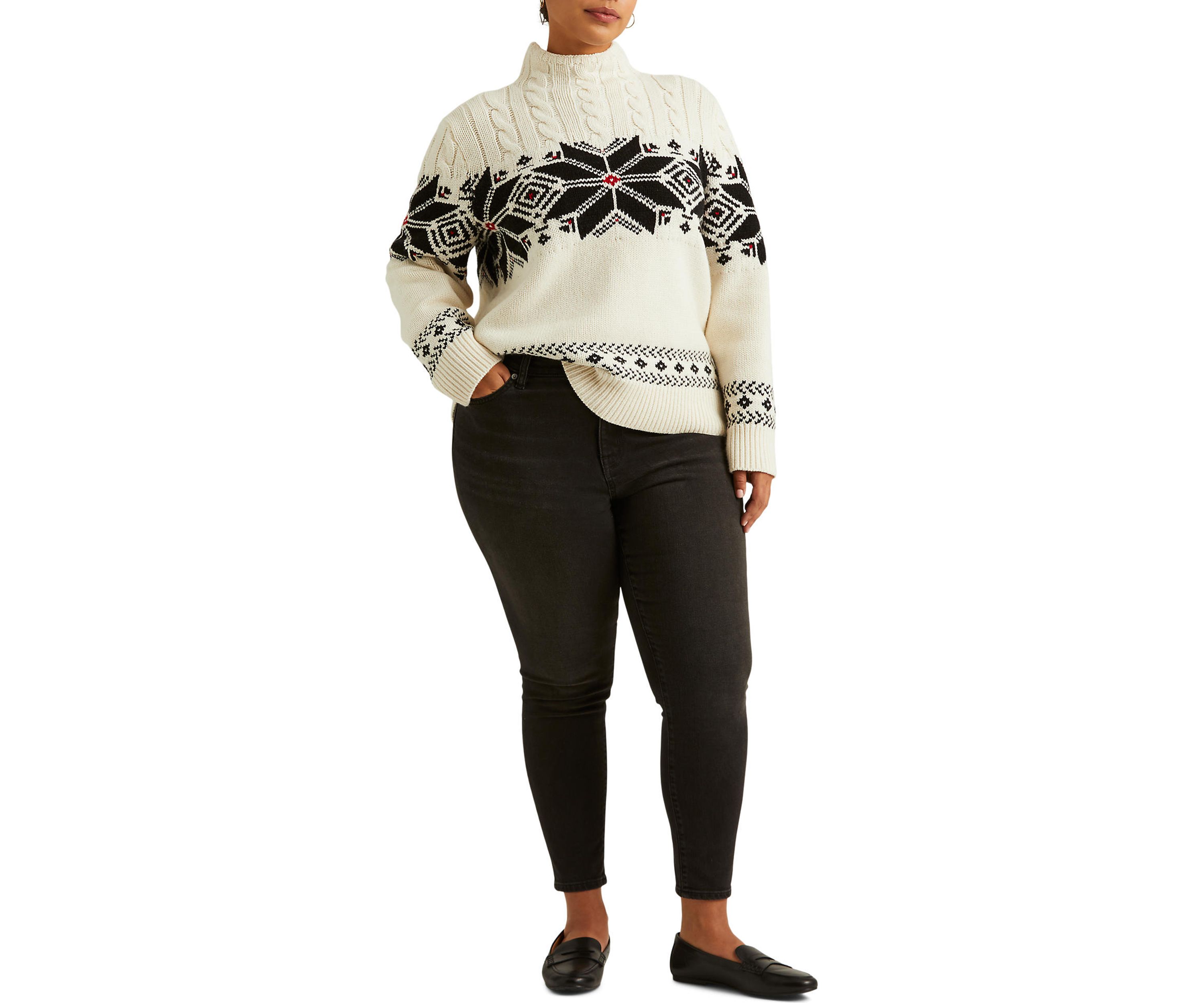 Plus Size High Rise Skinny Ankle Jeans