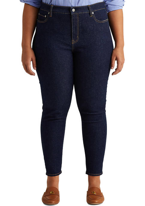 Plus-Size High-Rise Skinny Ankle Jean