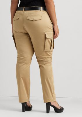 Ralph Lauren Womens Plus Size 18W Pants Flat Front Casual Dress