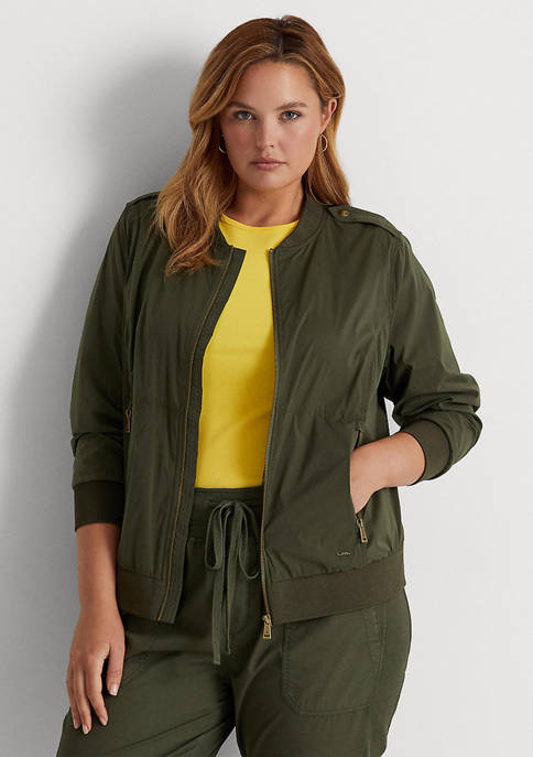 Lauren Ralph Lauren Plus-Size Bomber Jacket