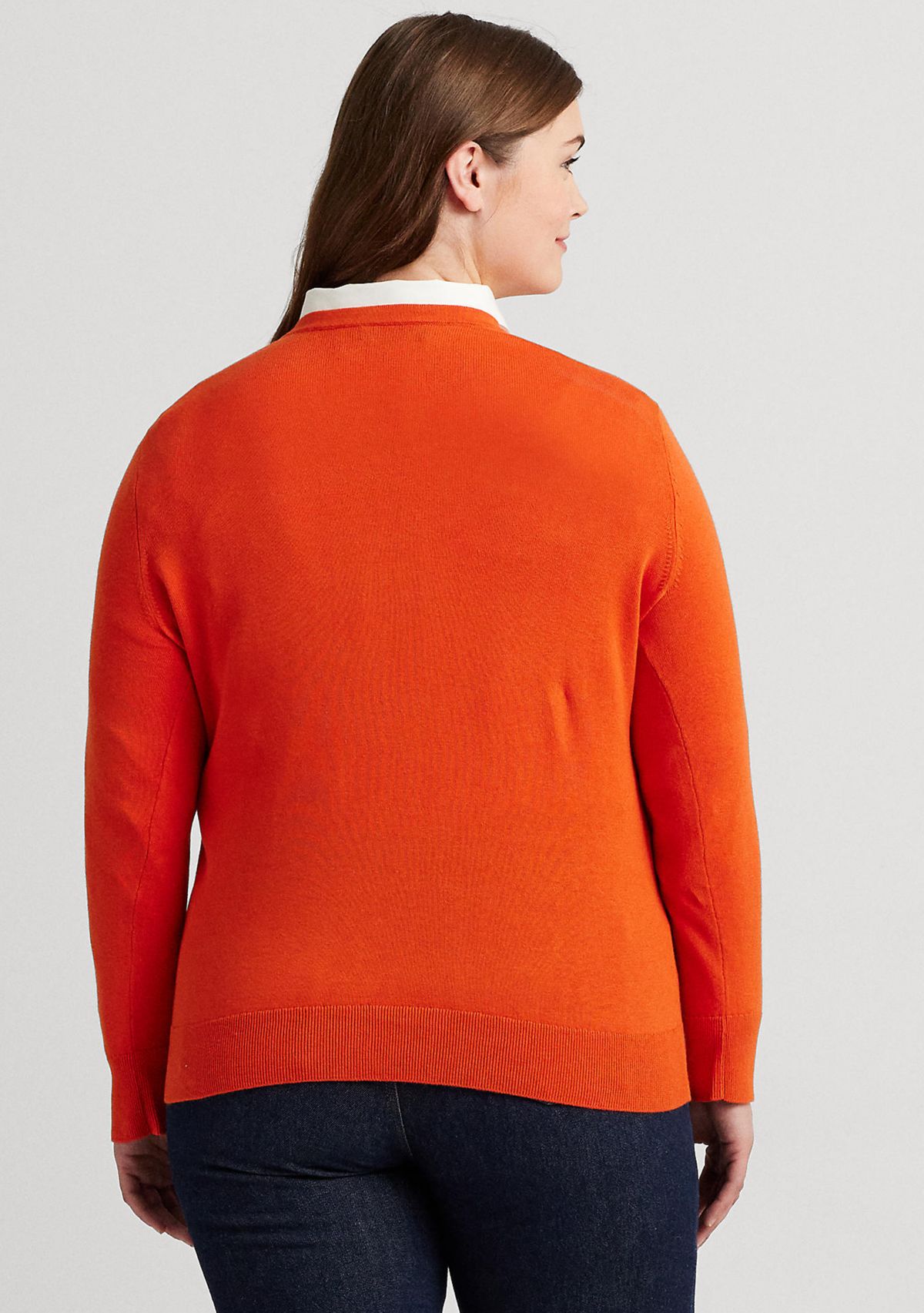 Plus Size Cotton-Blend Sweater