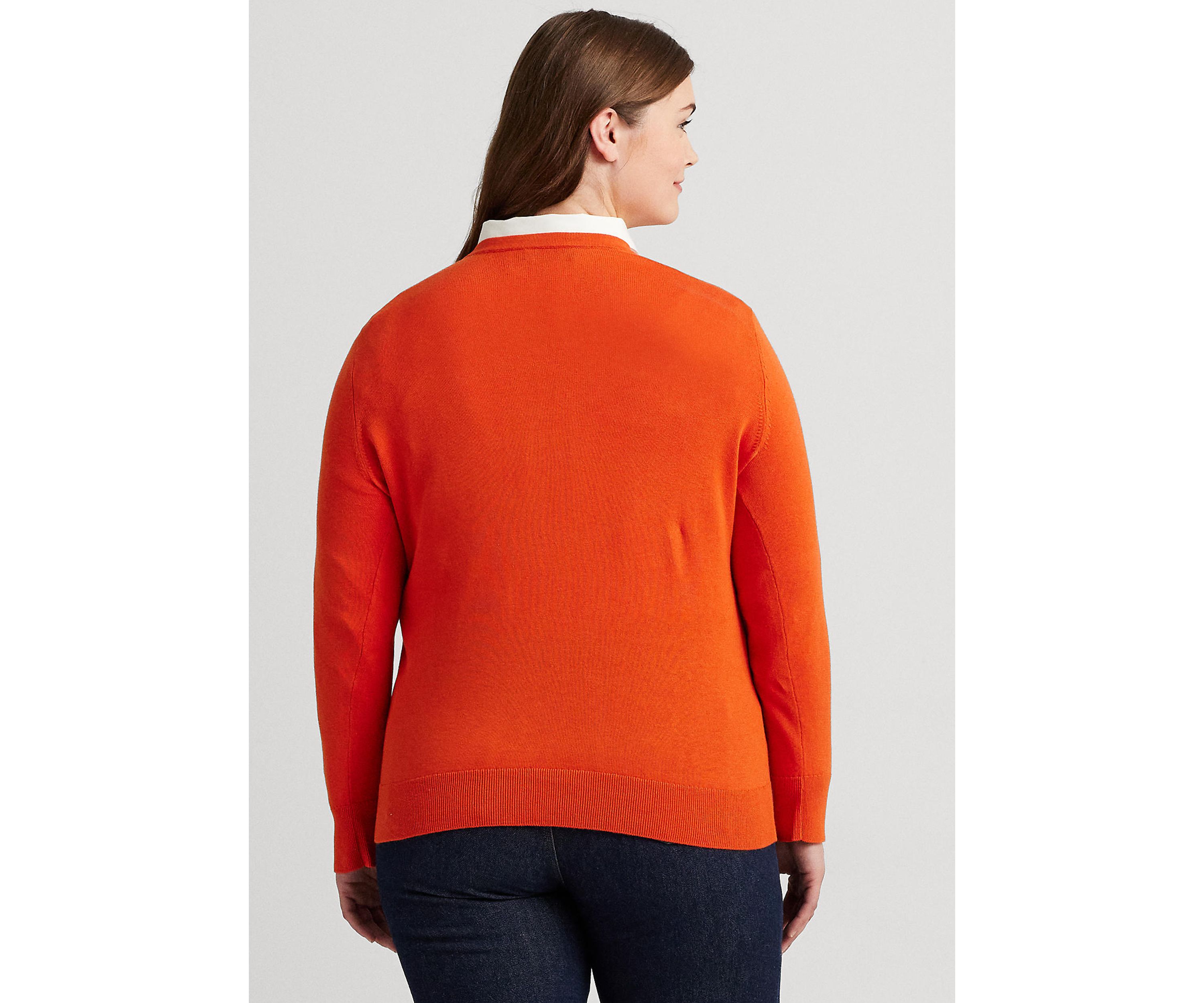 Plus Size Cotton-Blend Sweater