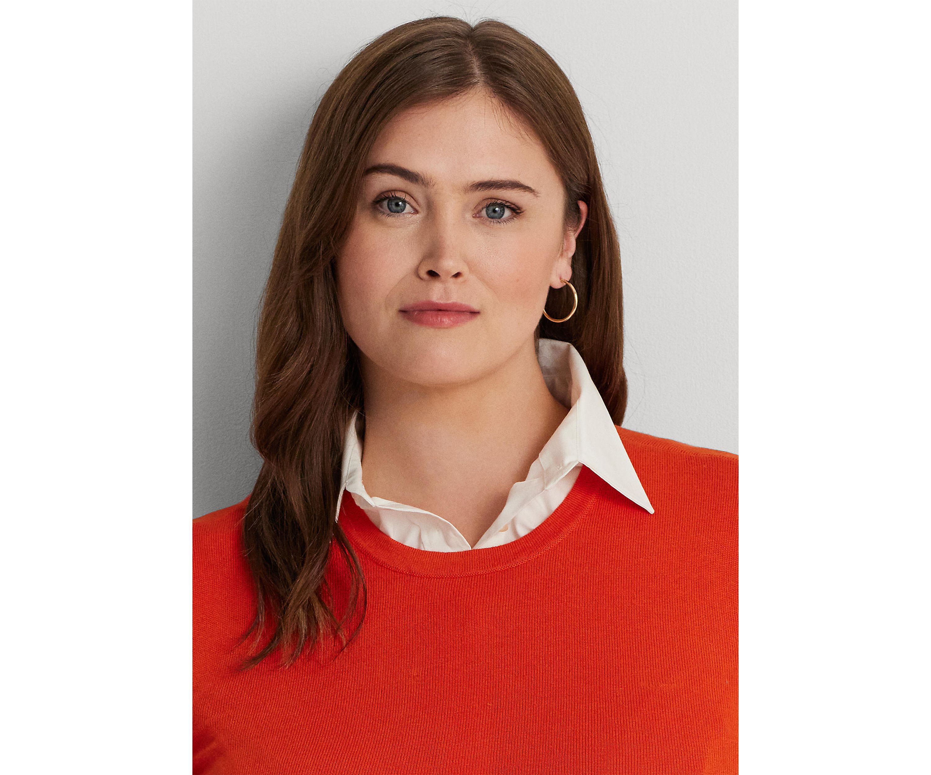 Plus Size Cotton-Blend Sweater