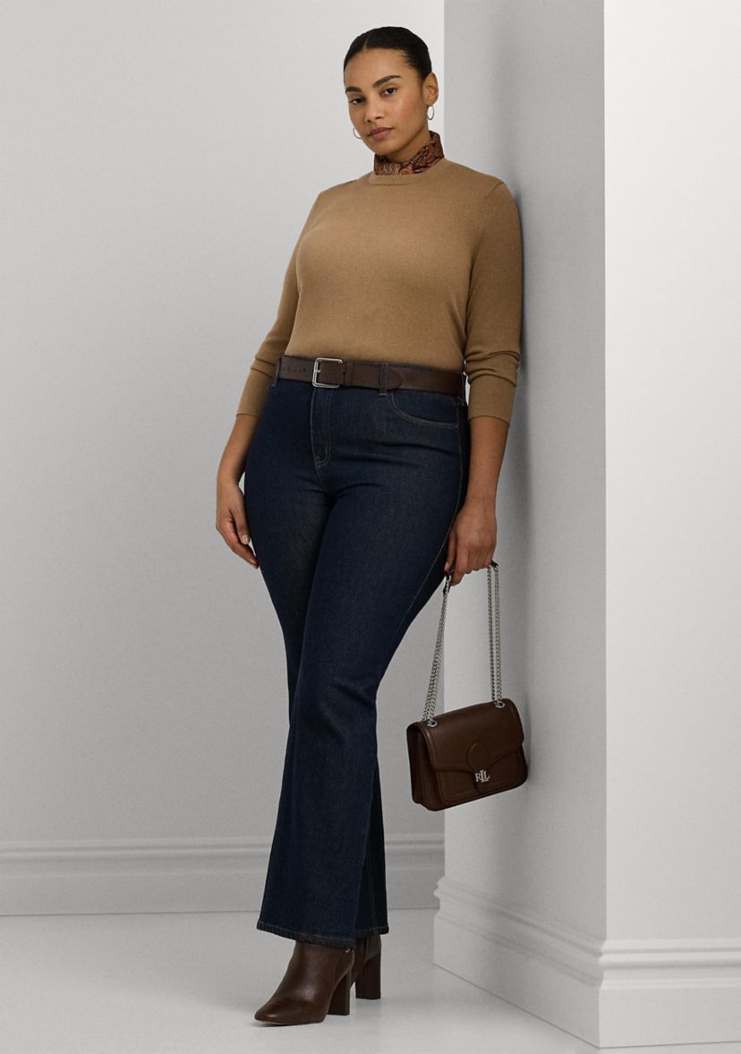 Plus Size Cotton-Blend Sweater