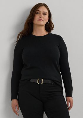 ラルフ・ローレン Lauren Ralph Lauren Plus Size Cotton-Blend Sweater レディース Sweaters Women's Lauren Ralph Lauren Plus Size Print Cotton-Blend