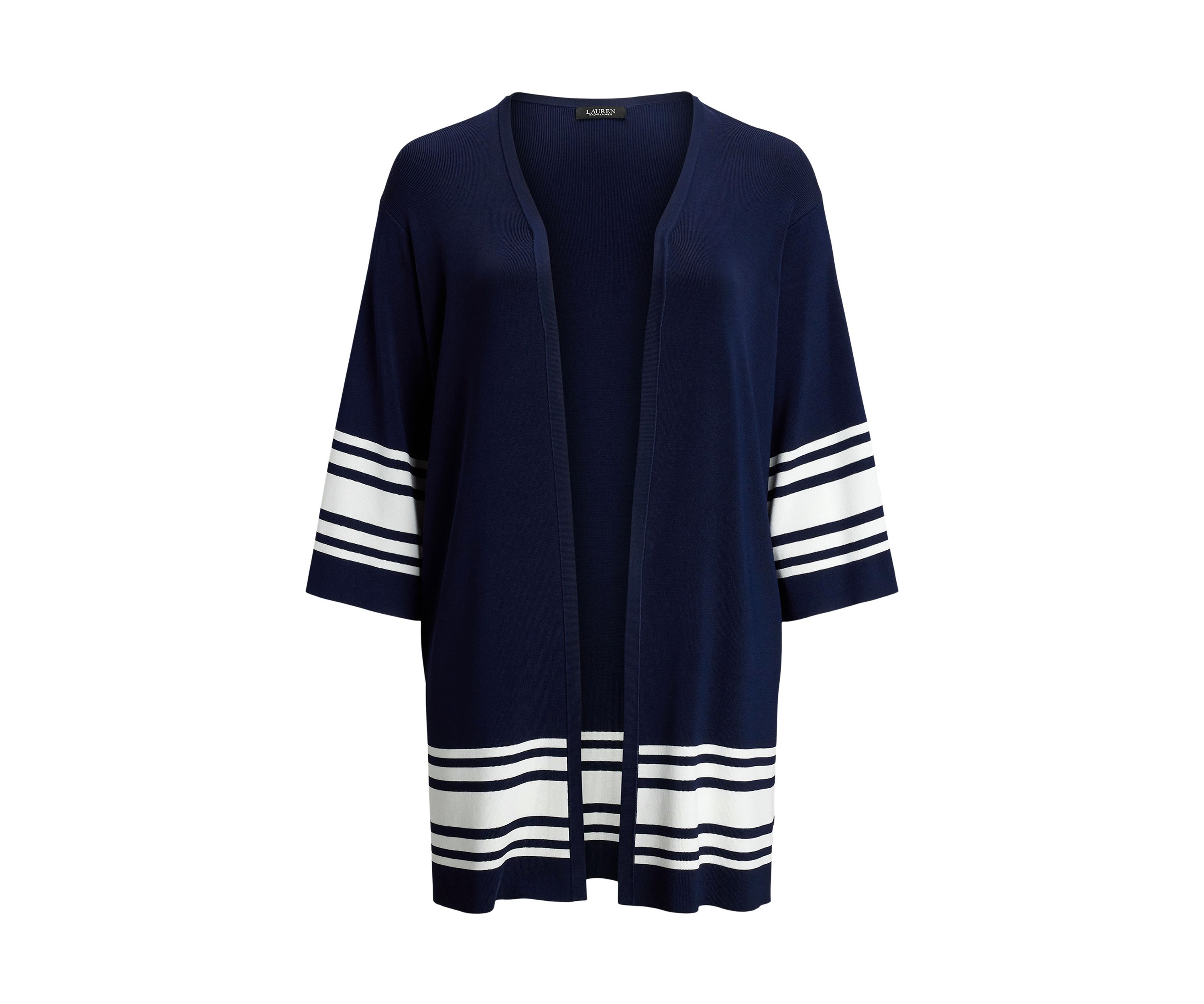 Womens Two-Tone Cardigan