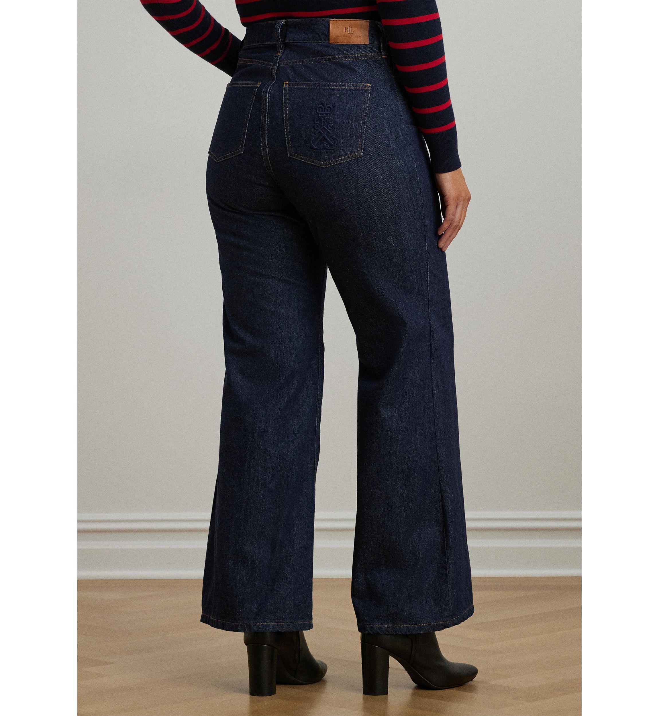 Plus Size High-Rise Flare Jeans