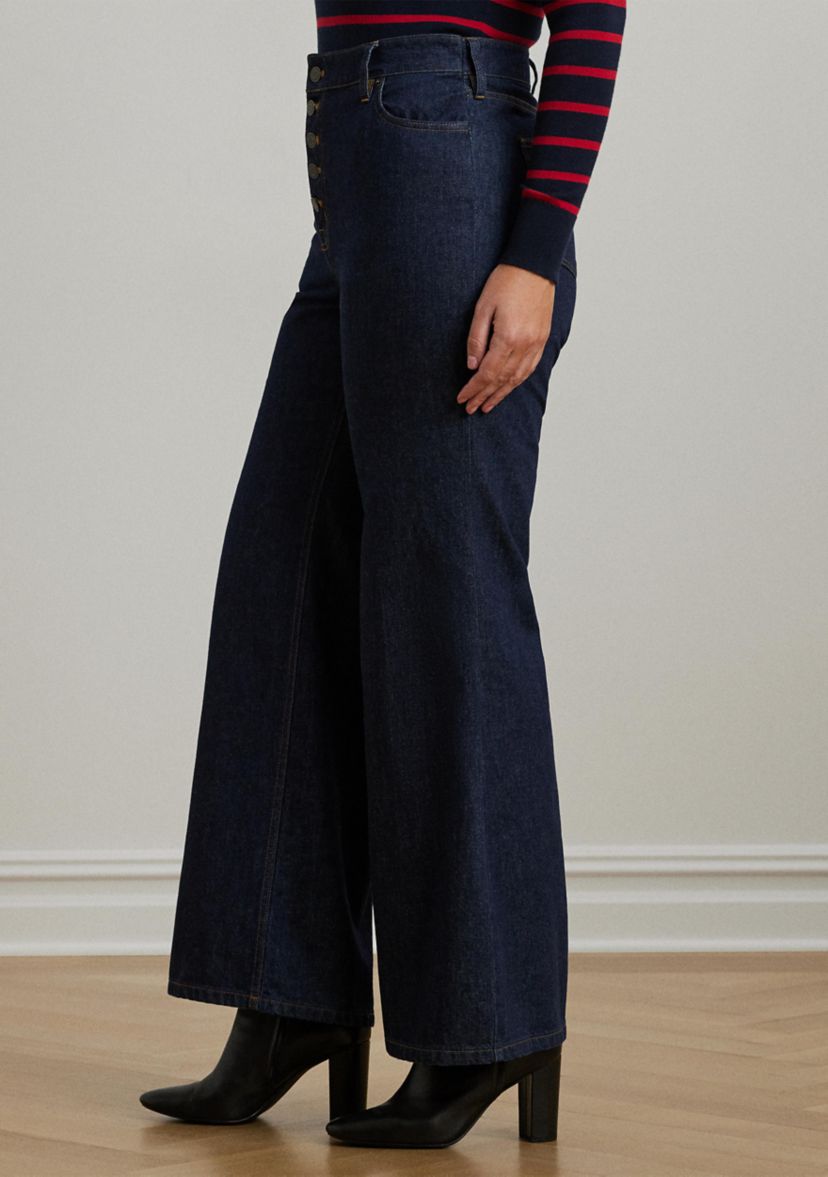 Plus Size High-Rise Flare Jeans