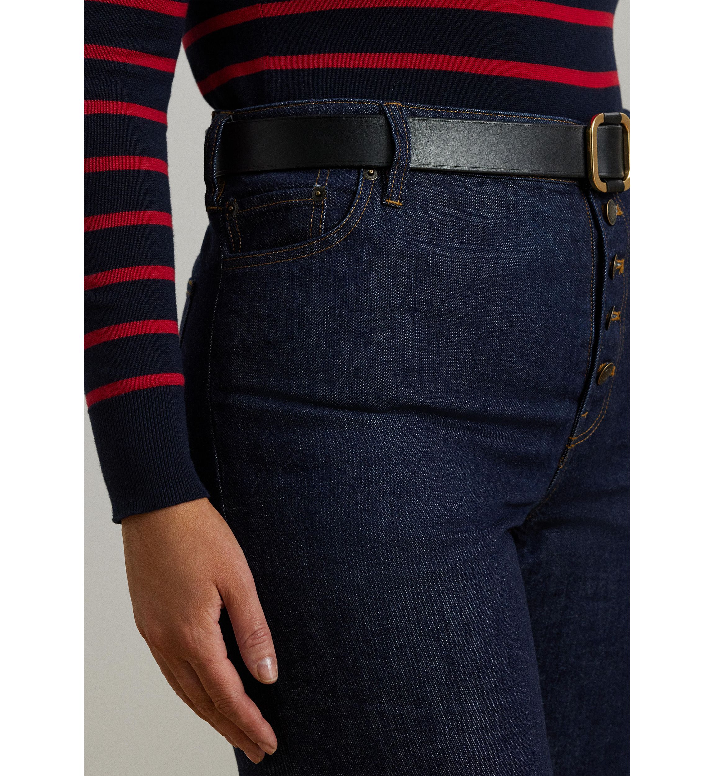 Plus Size High-Rise Flare Jeans