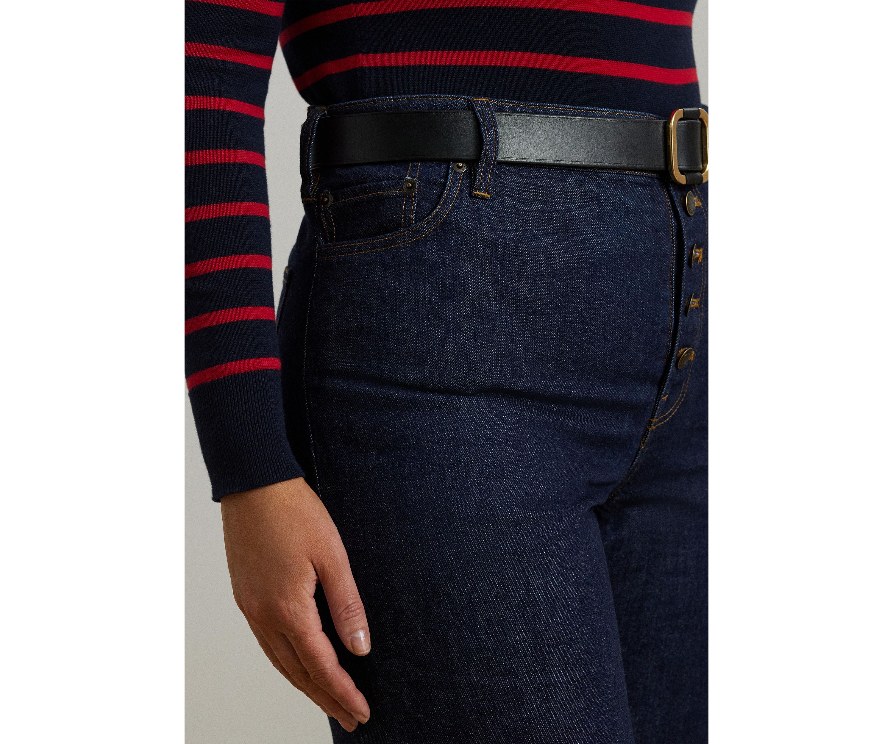 Plus Size High-Rise Flare Jeans