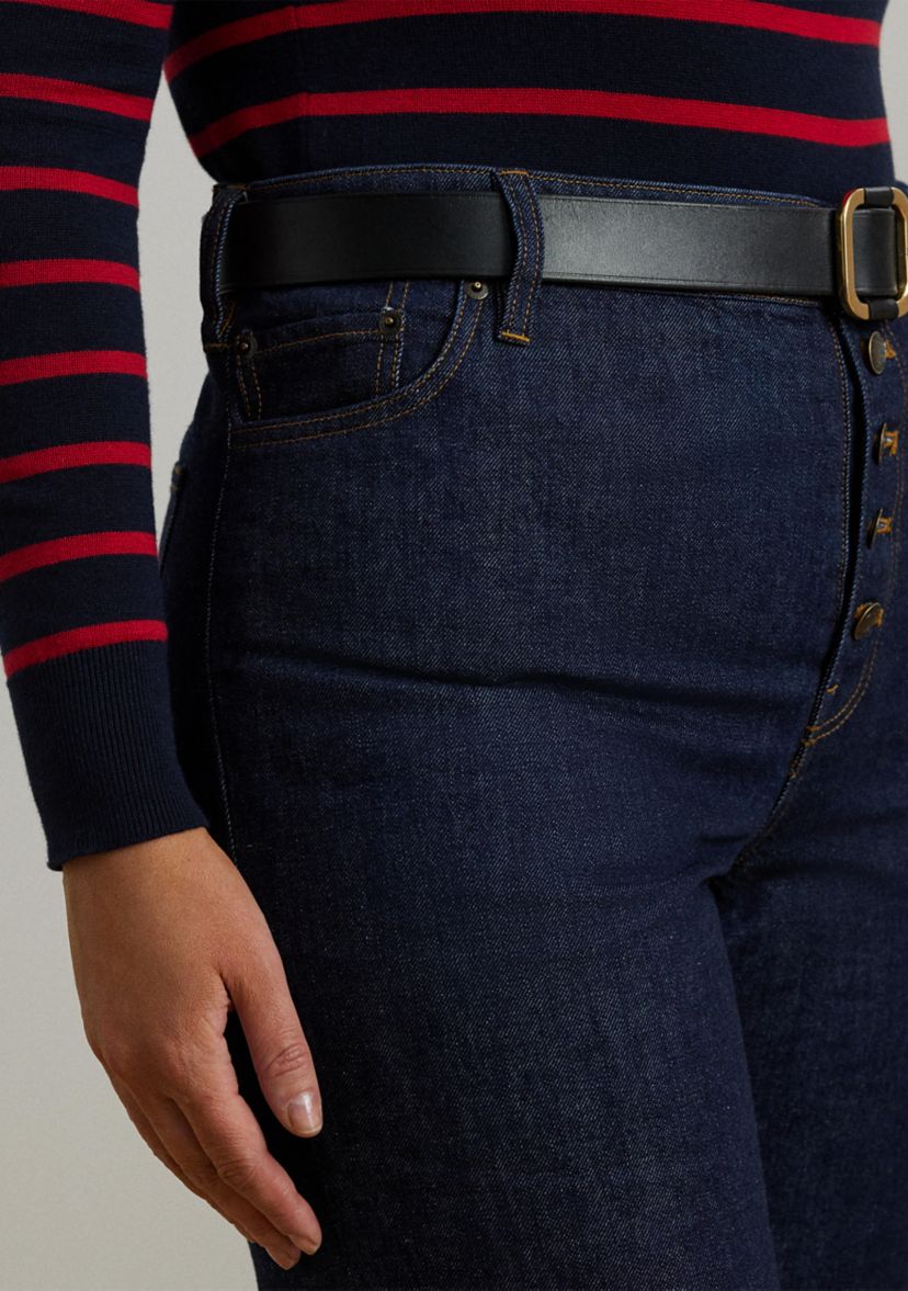 Plus Size High-Rise Flare Jeans
