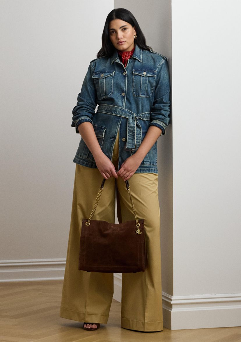 Belted Denim Field Jacket